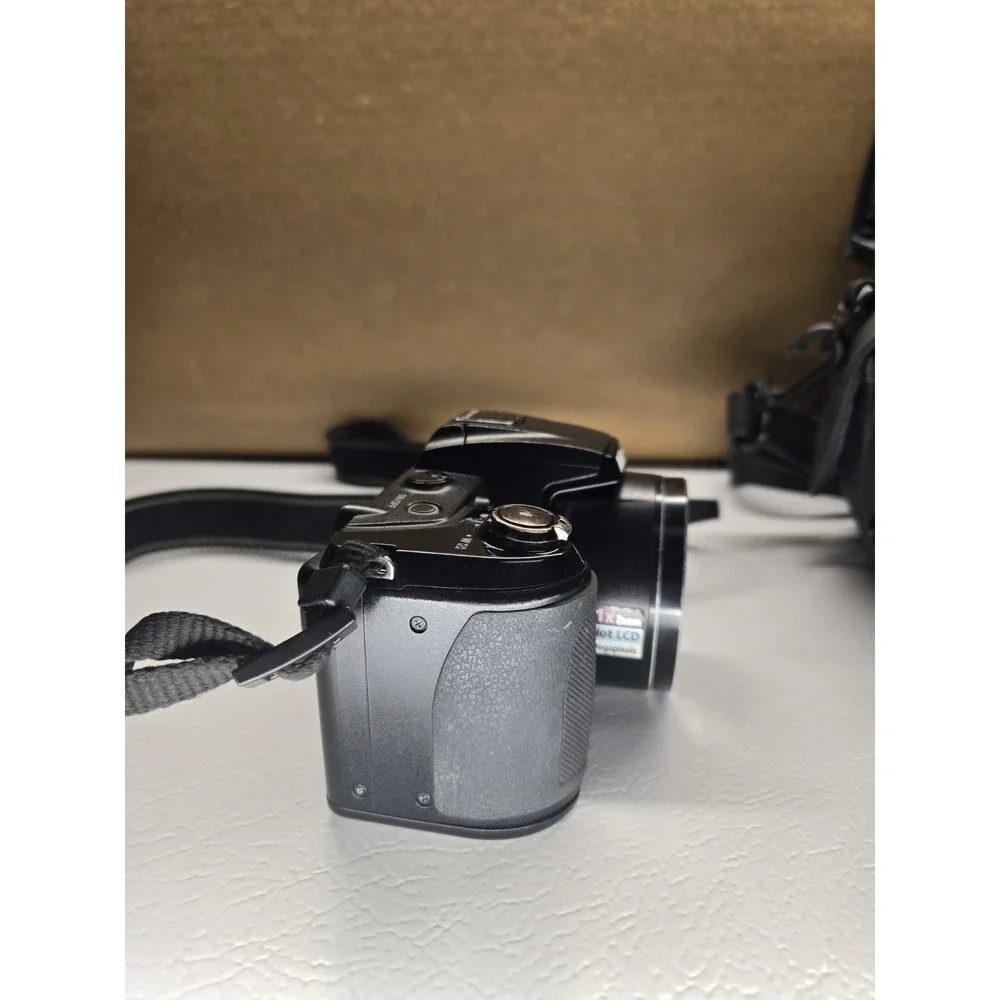 Nikon COOLPIX L120 14.1MP 21x Digital Camera Black With Strap & Case